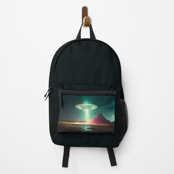 Item preview, An Unidentified Object hovering over a desert scanning the surface. designed and sold by PTiger.
