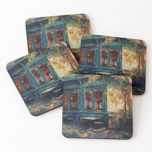 Item preview, A painting of a European Cafe designed and sold by frogg136.