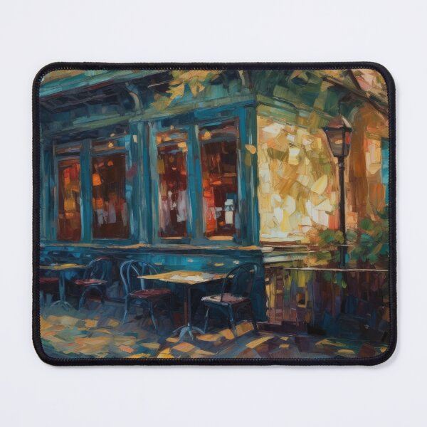 Item preview, A painting of a European Cafe designed and sold by frogg136.
