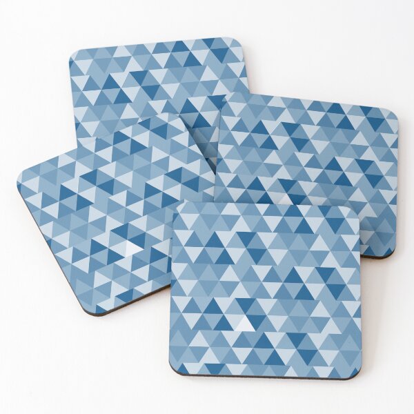 Item preview, Geometric blue pattern designed and sold by jsebouvi.