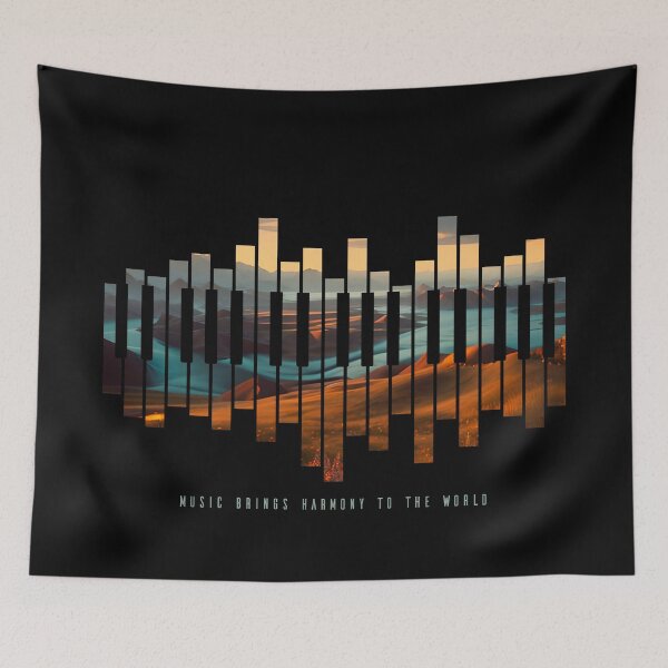 Item preview, Music brings harmony to the world. designed and sold by Hemindway.