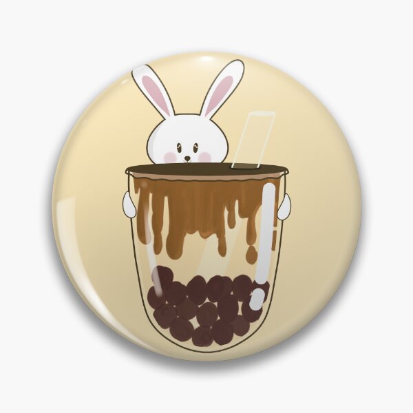 Item preview, Boba Milk Tea Bunny  designed and sold by Kimchi-style-.