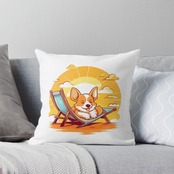 Item preview, Beach Buddies: Corgi-licious Naptime designed and sold by HitsTheWaves.