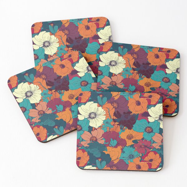 Item preview, Andy warhol style flowers designed and sold by Pixel  Playground.
