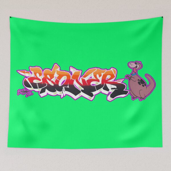 Item preview, ESONER WITH DINO GRAFFITI BY ESONE designed and sold by GraffitiBomberZ.