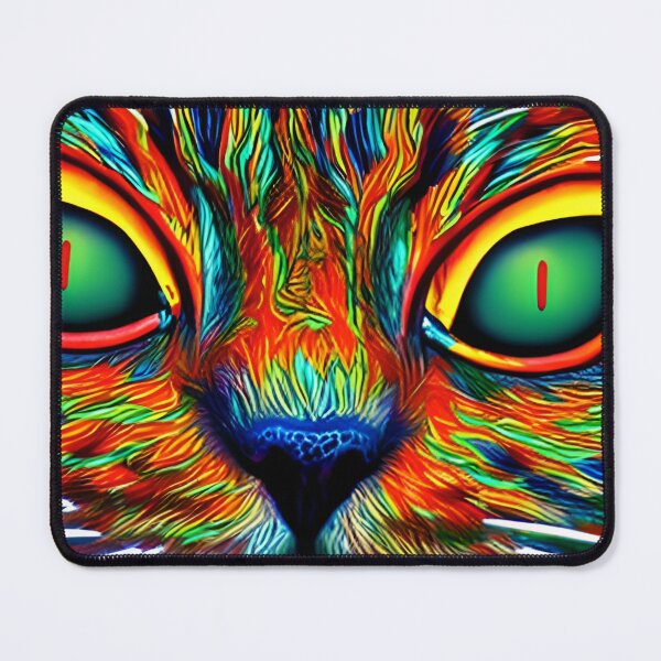 Item preview, Beautiful Colorful Cat Head designed and sold by extrajos.