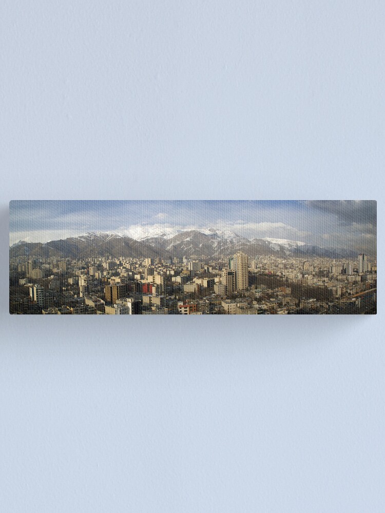 Alternate view of Tehran skyline Canvas Print