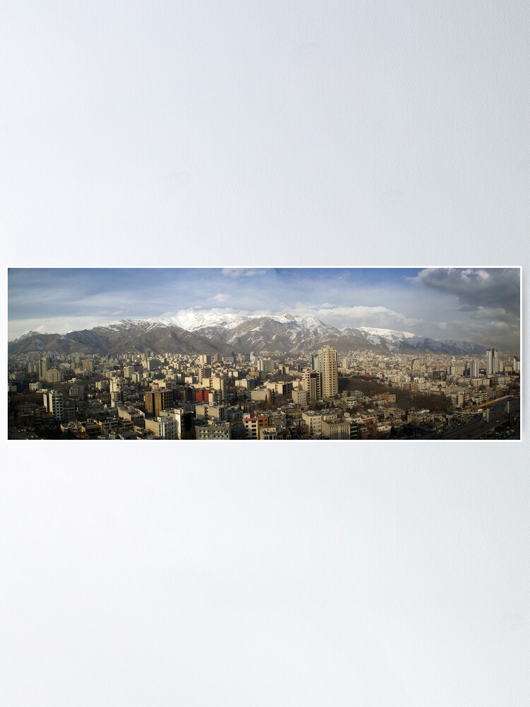 Alternate view of Tehran skyline Poster