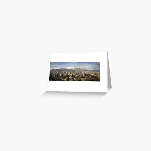 Tehran skyline Greeting Card