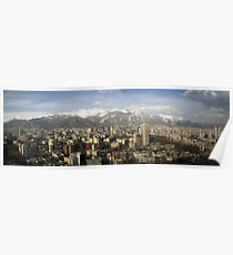Tehran skyline Poster