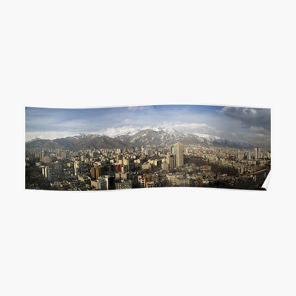 Tehran skyline Poster