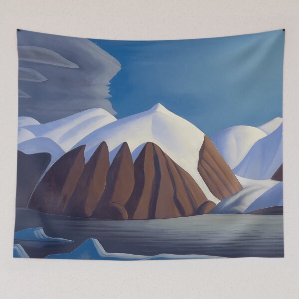 Item preview, Arctic Peaks, North Shore, Baffin Island by Lawren Harris designed and sold by TheRedVineyard.