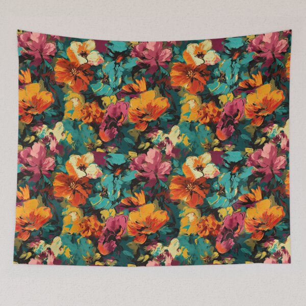 Artikelvorschau, Andy warhol style flowers entworfen und verkauft von Pixel Playground.