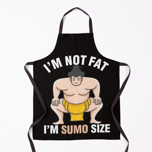 Item preview, I'm Not Fat I'm Sumo Size Funny Fat Jokes Men Gift designed and sold by KellySX.