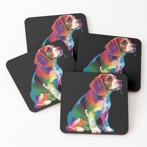 Item preview, Colorful Beagle illustration designed and sold by Gerald Waters.
