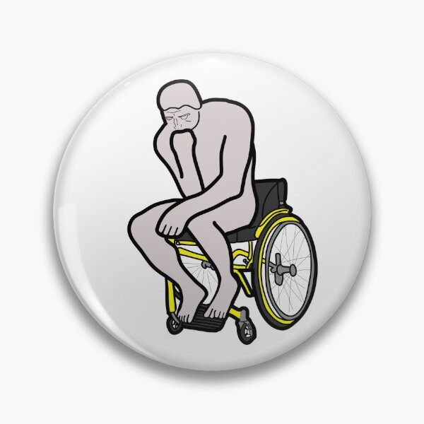 Item preview, Wheelchair User: The Thinker designed and sold by mcgill-art.