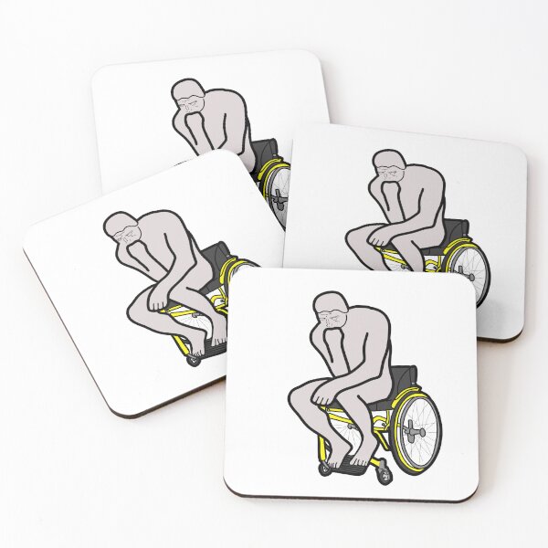 Item preview, Wheelchair User: The Thinker designed and sold by mcgill-art.