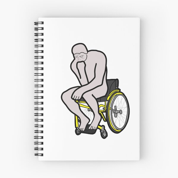Item preview, Wheelchair User: The Thinker designed and sold by mcgill-art.