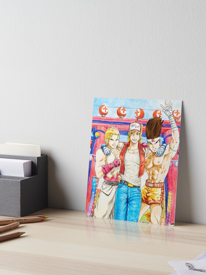 SNK's Fatal Fury 2 Artwork Art Board Print for Sale by luscastore