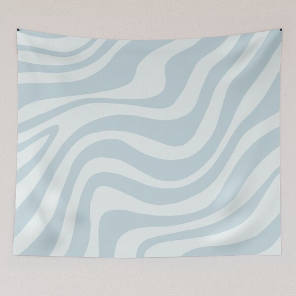 Item preview, Blue waves pattern designed and sold by Moonance.