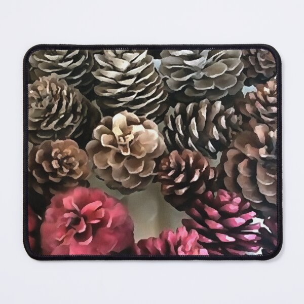 Item preview, Organic Pine Cone Holiday Ornaments Painting designed and sold by taiche.