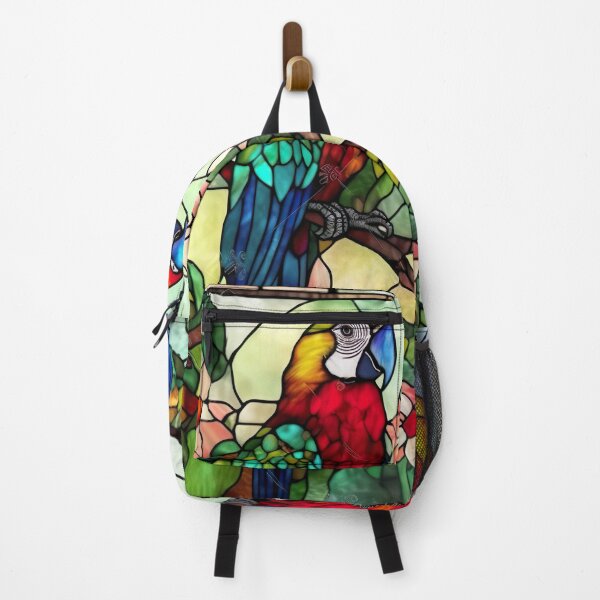 Item preview, Stained Glass Parrots designed and sold by Matt's Artificial Nature.