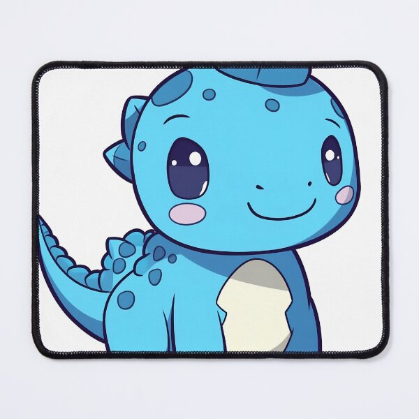 Item preview, cute blue dinosaur emoji  designed and sold by nhahn33.