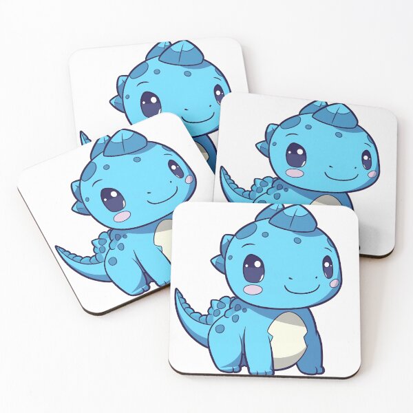 Item preview, cute blue dinosaur emoji  designed and sold by nhahn33.