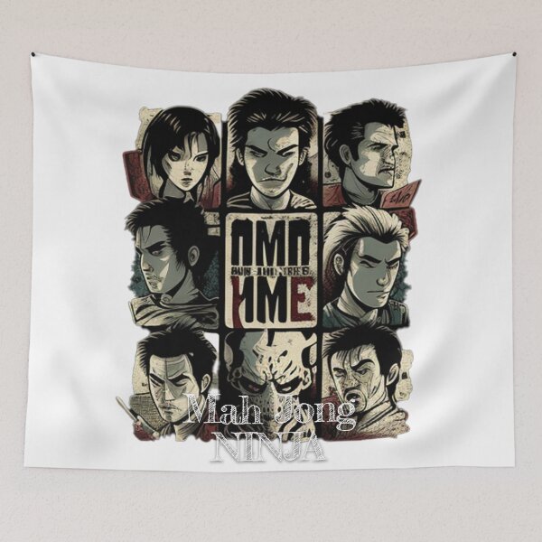 Item preview, Card Crew Mahjong Anime Party designed and sold by tengamerx.