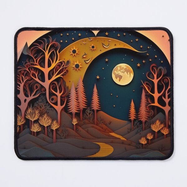 Item preview, Surreal Fall Moon Scene designed and sold by mind-melt-er.