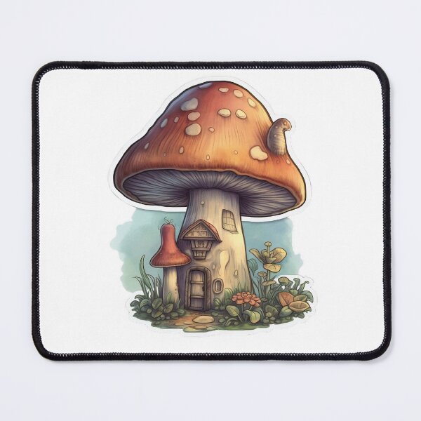 Item preview, ♡ Cottage core ♡ Mushroom house ♡ designed and sold by Sofsays.