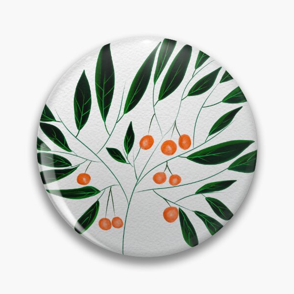 Item preview, Watercolor orange branch designed and sold by Inem-Udoh.