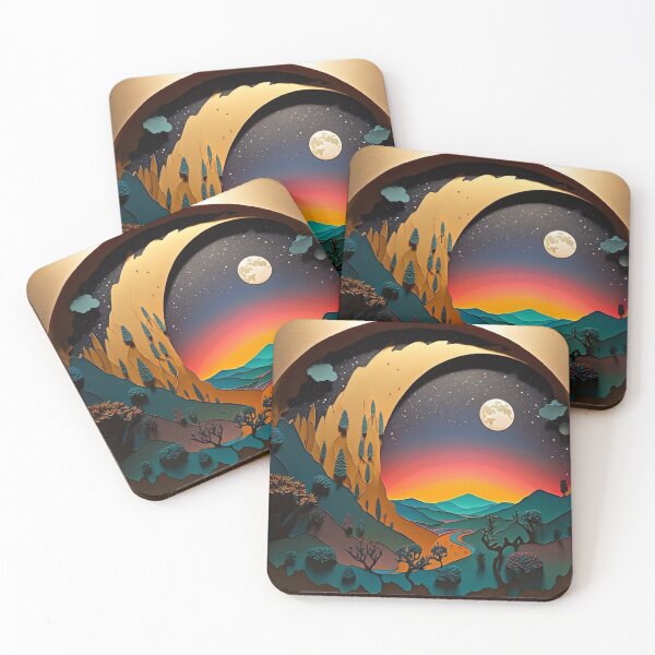 Item preview, Surreal Night Psychedelic Scene designed and sold by mind-melt-er.