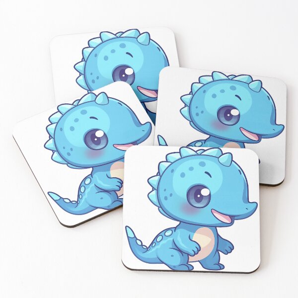 Item preview, happy blue dinosaur emoji  designed and sold by nhahn33.