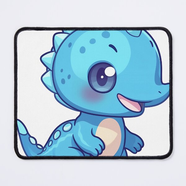 Item preview, happy blue dinosaur emoji  designed and sold by nhahn33.