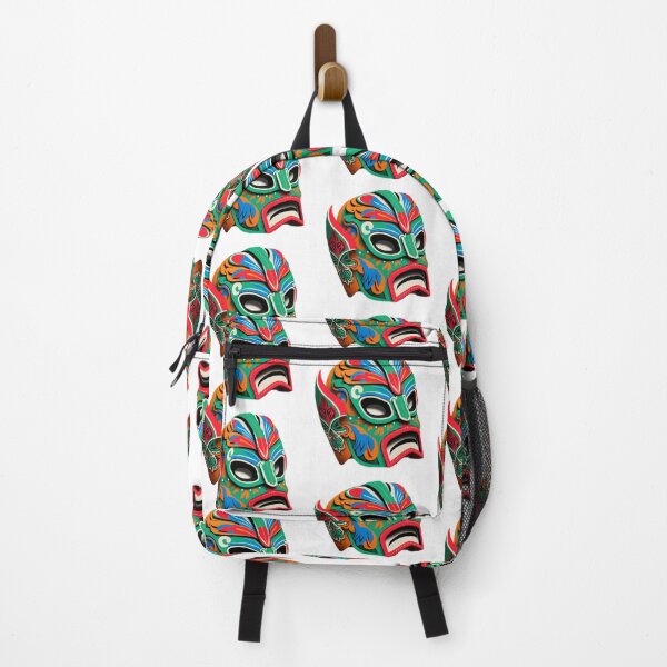 Item preview, Multicolor Traditional Luchador Mask designed and sold by Fragile Prints.