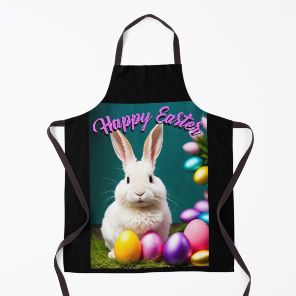 Item preview, Colorful Easter surprise: A rabbit full of happiness designed and sold by ArtCreator2023.