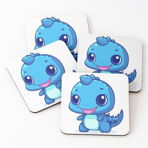 Item preview, cute blue dinosaur emoji  designed and sold by nhahn33.