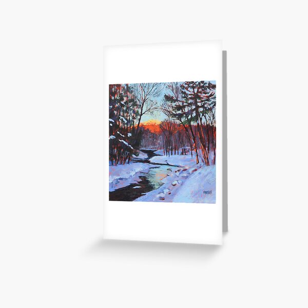 7am Morning Walk Greeting Card