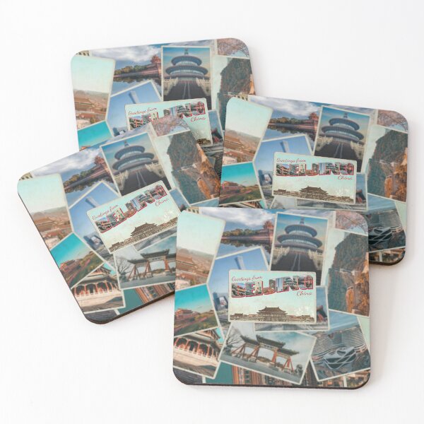 Item preview, Greetings from Beijing in China Vintage style retro souvenir designed and sold by DeveloperProp0.