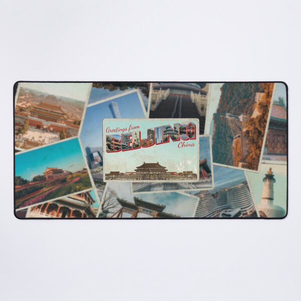 Item preview, Greetings from Beijing in China Vintage style retro souvenir designed and sold by DeveloperProp0.