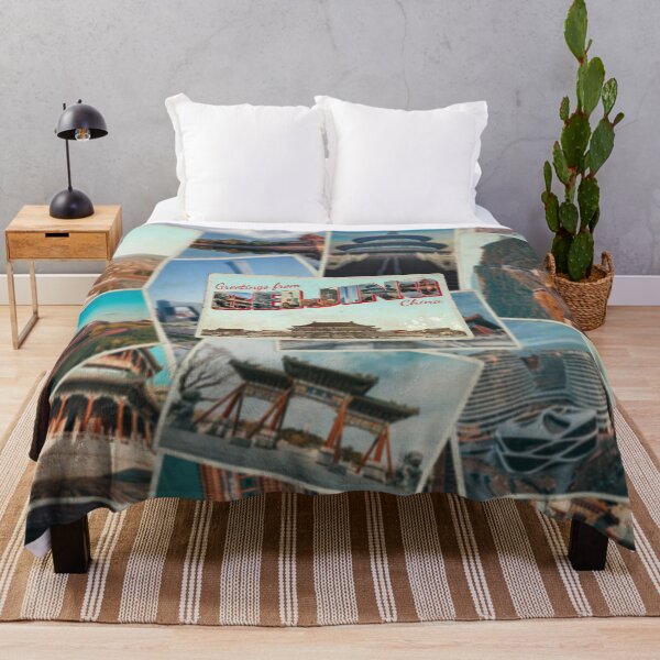 Item preview, Greetings from Beijing in China Vintage style retro souvenir designed and sold by DeveloperProp0.