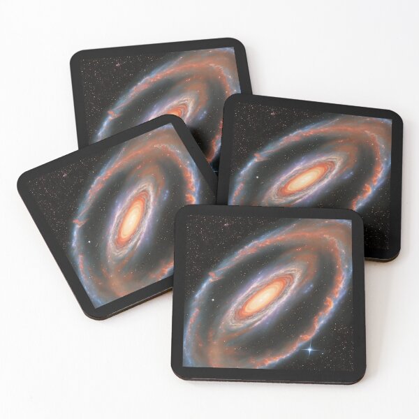 Item preview, Majestic Orange-Blue Circular Galaxy designed and sold by ShardSpace.