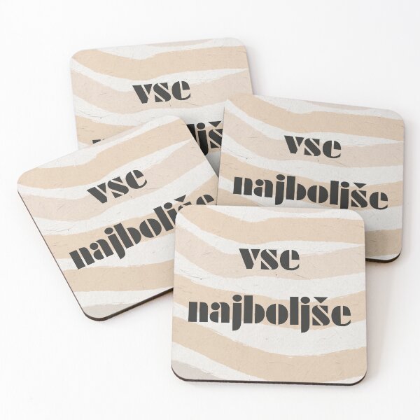 Item preview, Vse najboljše, feliz cumpleaños en esloveno, feliz cumpleaños en esloveno designed and sold by Pommallina.
