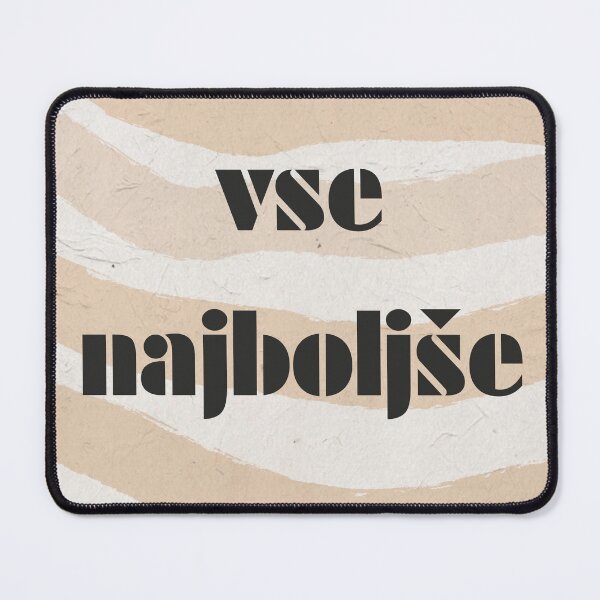 Item preview, Vse najboljše, happy birthday in Slovenian, Slovenian happy birthday designed and sold by Pommallina.