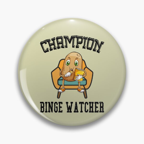 Item preview, Binge Watching Champion designed and sold by Blended Designs ⭐⭐⭐⭐⭐.