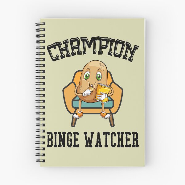 Item preview, Binge Watching Champion designed and sold by Blended Designs ⭐⭐⭐⭐⭐.
