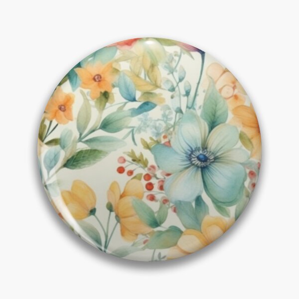 Item preview, Hand-Painted Watercolor Flowers Artwork Pattern designed and sold by delohill.