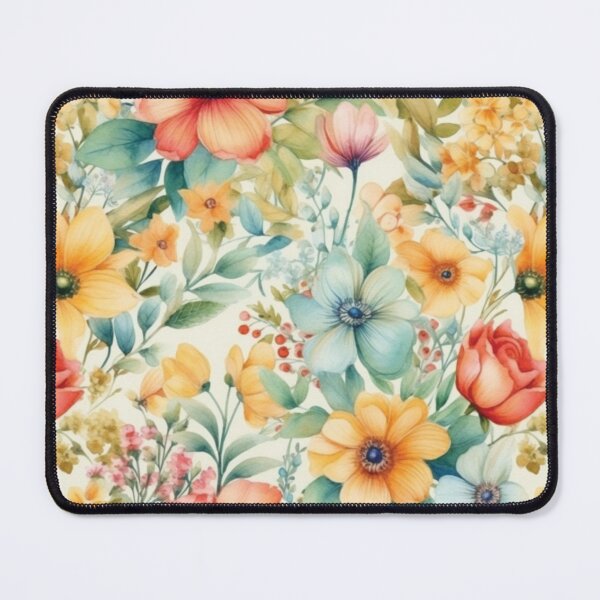 Item preview, Hand-Painted Watercolor Flowers Artwork Pattern designed and sold by delohill.