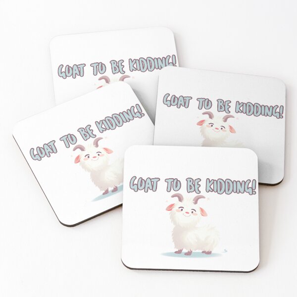 Item preview, Goat to Be Kidding: A Playful Pun on Hooves designed and sold by Marlon G..